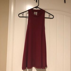 Free People mock neck tank top